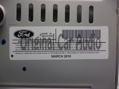 2010 - 2012 Ford OEM Premium Sound 6 Disc Changer MP3 CD Player Satellite Radio