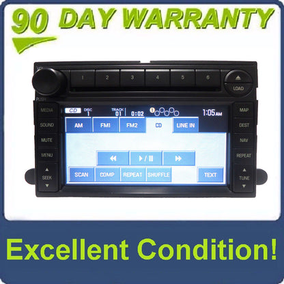 2006 - 2009 FORD LINCOLN MERCURY OEM Navigation Radio AUX MP3 6 Disc Changer CD Player DATA