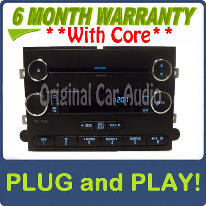 New 2010 - 2014 FORD F250 F350 Super Duty OEM MP3 Single CD Radio Stereo DATA