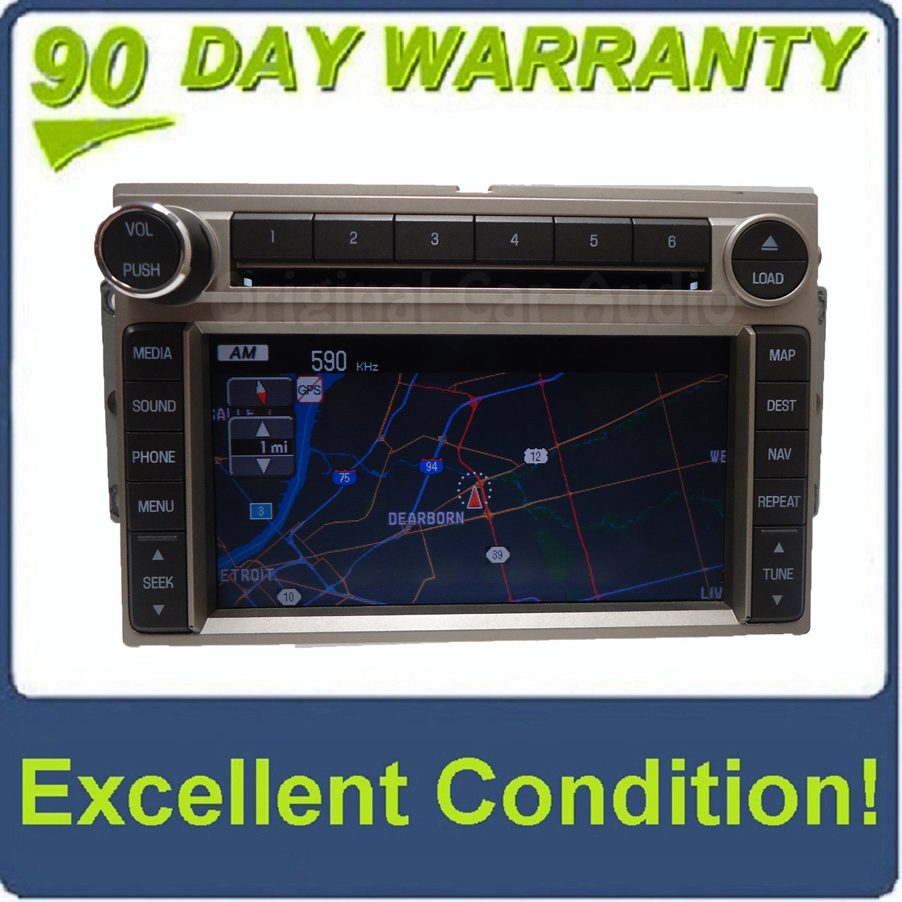 2008 - 2009 Lincoln Zephyr THX Navigation