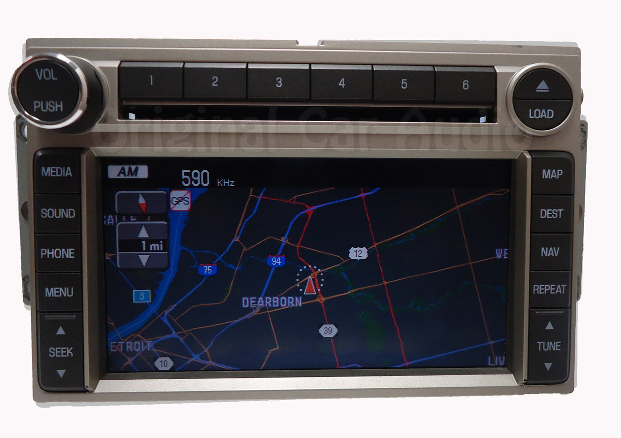 2008 - 2009 Lincoln Zephyr THX Navigation