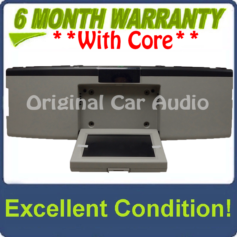 2007 - 2010 Lincoln Mark LT MKX Navigator OEM Overhead RSE Rear Seat DVD Player Display Assembly BLACK/GREY