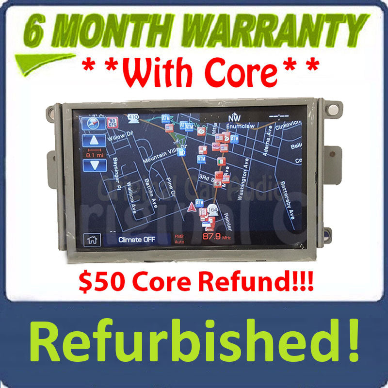 Refurbished 2009 2010 2011 2012 2013 2014 Ford Mustang OEM Navigation Display Screen