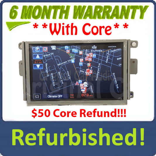 Refurbished 2009 2010 2011 2012 2013 2014 Ford Mustang OEM Navigation Display Screen
