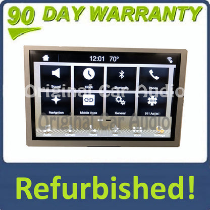 Refurbished 2016 - 2017 Ford F150 OEM Sync 3 8" Radio Block and Non-Navigation Touch Screen w/ New Display