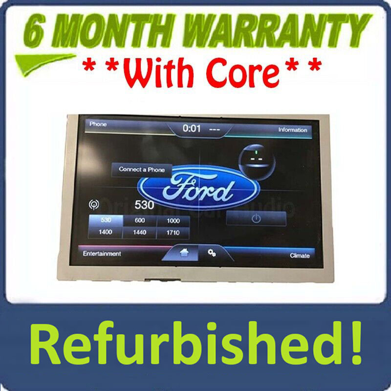 Refurbished 2013 - 2015 Ford F250 F350 OEM 8" Sync 2 Radio Information Touch Screen Display Monitor