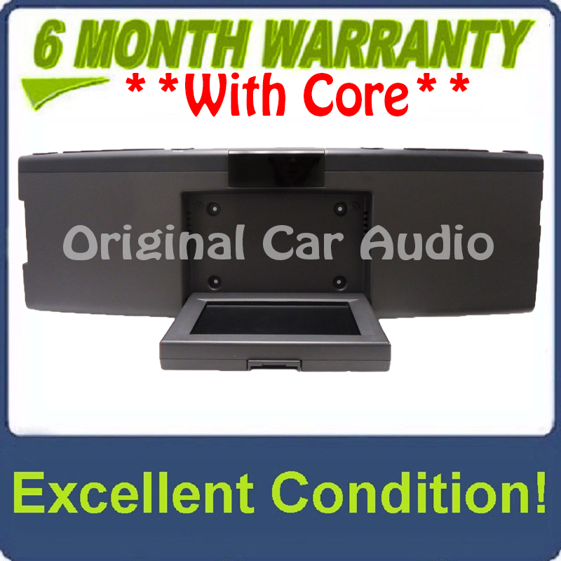 2007 - 2010 Ford Explorer Edge F150 OEM Overhead RSE Rear Seat DVD Player Display Assembly BLACK/BLACK
