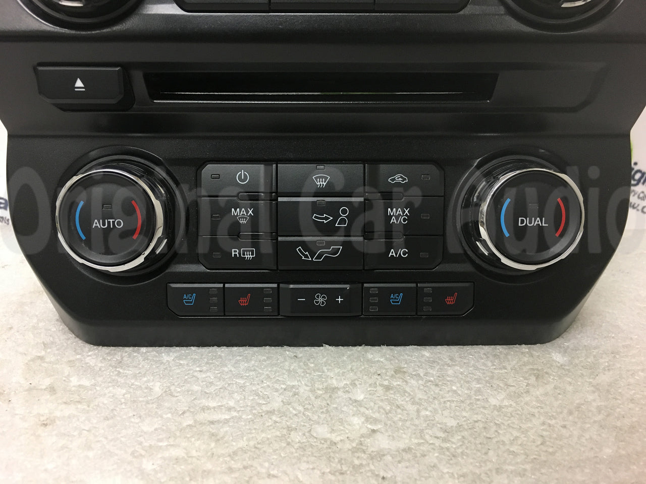 2015 - 2017 Ford F150 OEM 8" Touch Screen Radio Control Dual Climate Control Faceplate Bezel ONLY