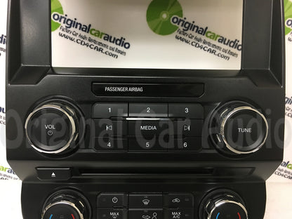 BLEMISHED 2015 - 2017 Ford F150 OEM 8" Touch Screen Radio Control Dual Climate Control Faceplate Bezel ONLY