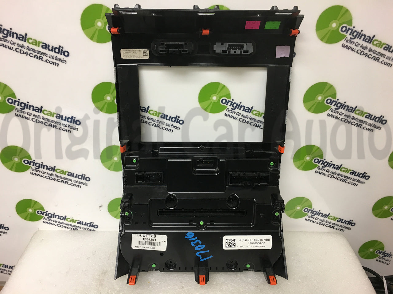 2015 - 2017 Ford F150 OEM 8" Touch Screen Radio Control Dual Climate Control Faceplate Bezel ONLY