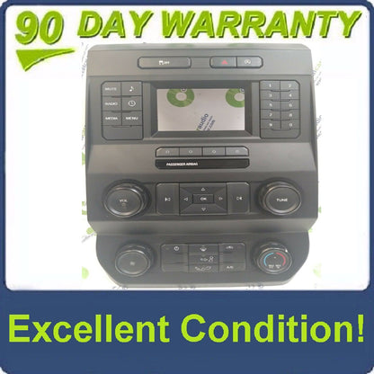 2015 - 2017 15 16 17 Ford F150 OEM 4" Touch Screen Radio Climate Control Bezel ONLY FL3T-18E243-AAJ