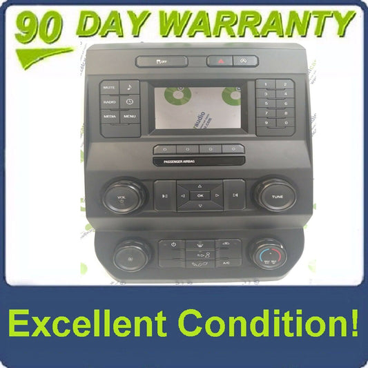 2015 - 2017 15 16 17 Ford F150 OEM 4" Touch Screen Radio Climate Control Bezel ONLY FL3T-18E243-AAJ