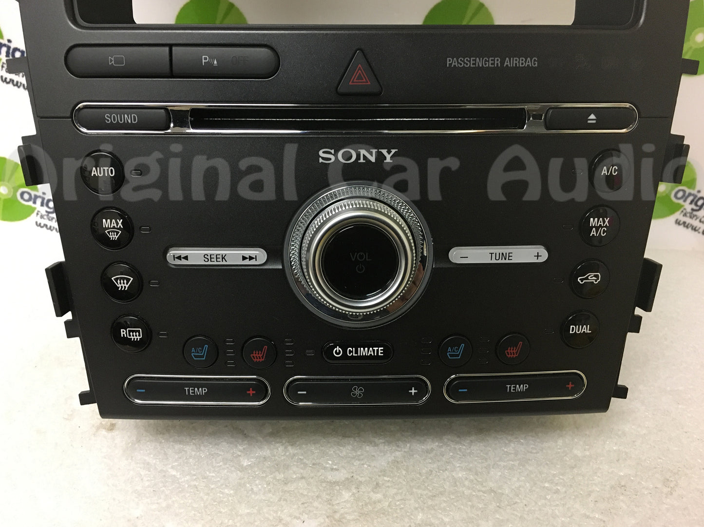 2016 - 2017 Ford Explorer Sony Premium Sound OEM Radio Climate Control Panel BEZEL ONLY