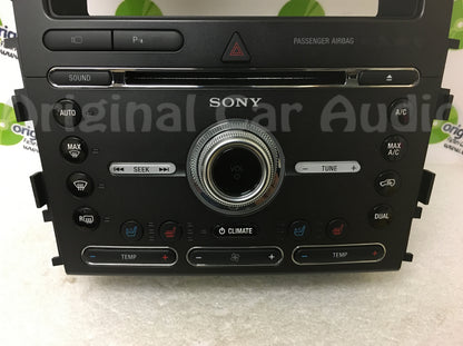 2016 - 2017 Ford Explorer Sony Premium Sound OEM Radio Climate Control Panel BEZEL ONLY