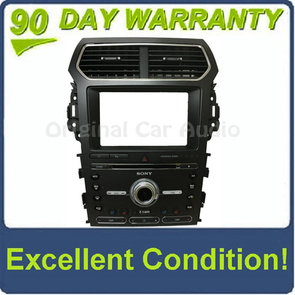 2016 - 2017 Ford Explorer Sony Premium Sound OEM Radio Climate Control Panel BEZEL ONLY