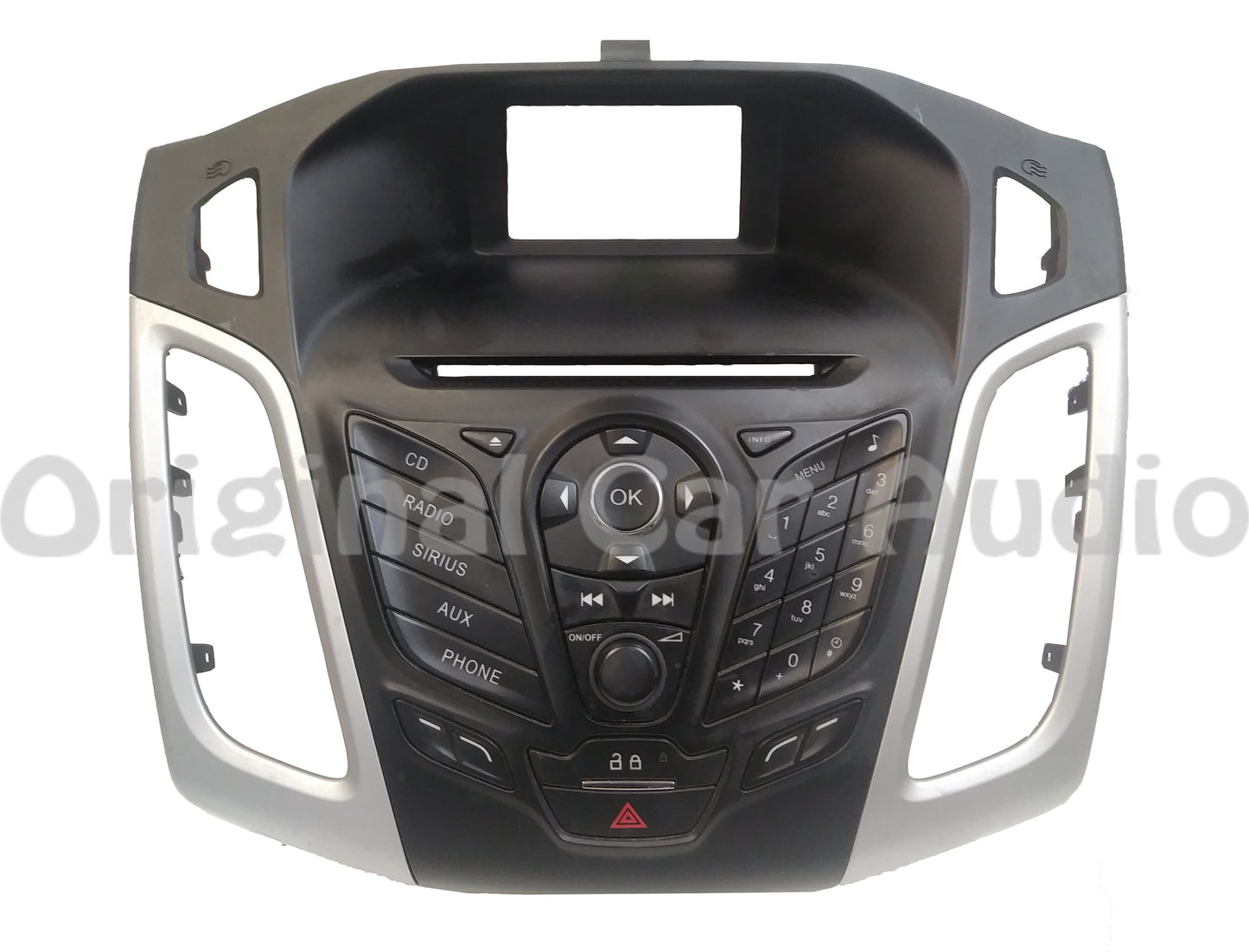 2012 - 2014 Ford Focus OEM  Radio CD Player Climate Control Panel FACEPLATE ONLY