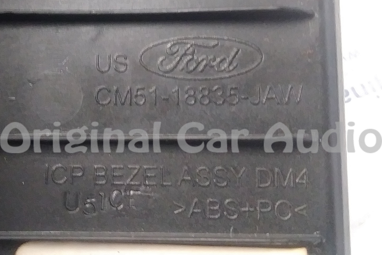 2012 - 2014 Ford Focus OEM  Radio CD Player Climate Control Panel FACEPLATE ONLY