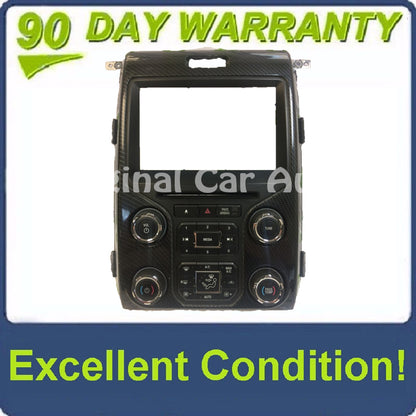 2012 - 2014 Ford F150 OEM 8" Touch Screen Display Bezel and Radio Control Panel ONLY