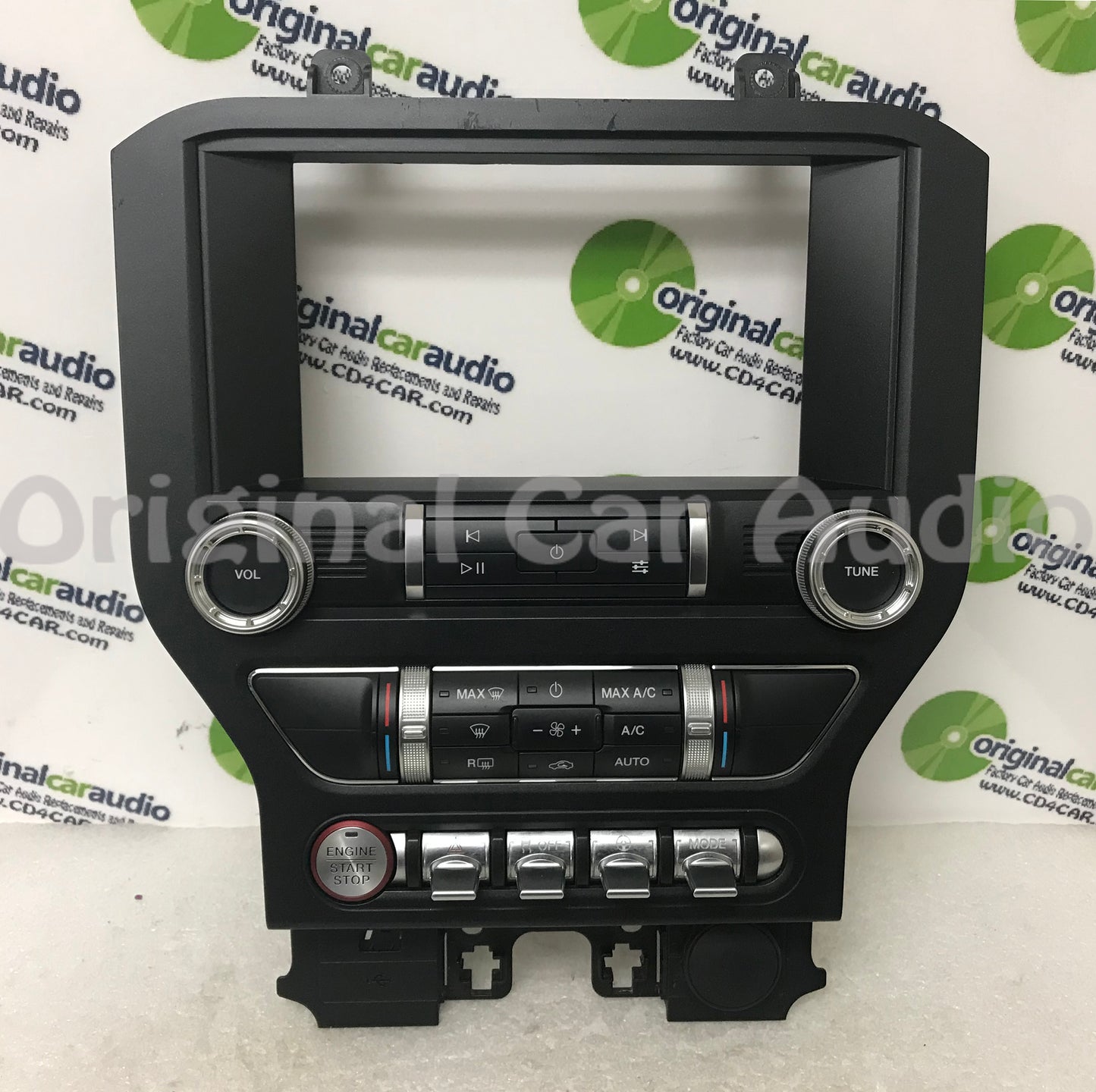 2019  - 2020 Ford Mustang OEM 8" Radio Touch Screen Display Dual Zone Climate Control Panel BEZEL ONLY