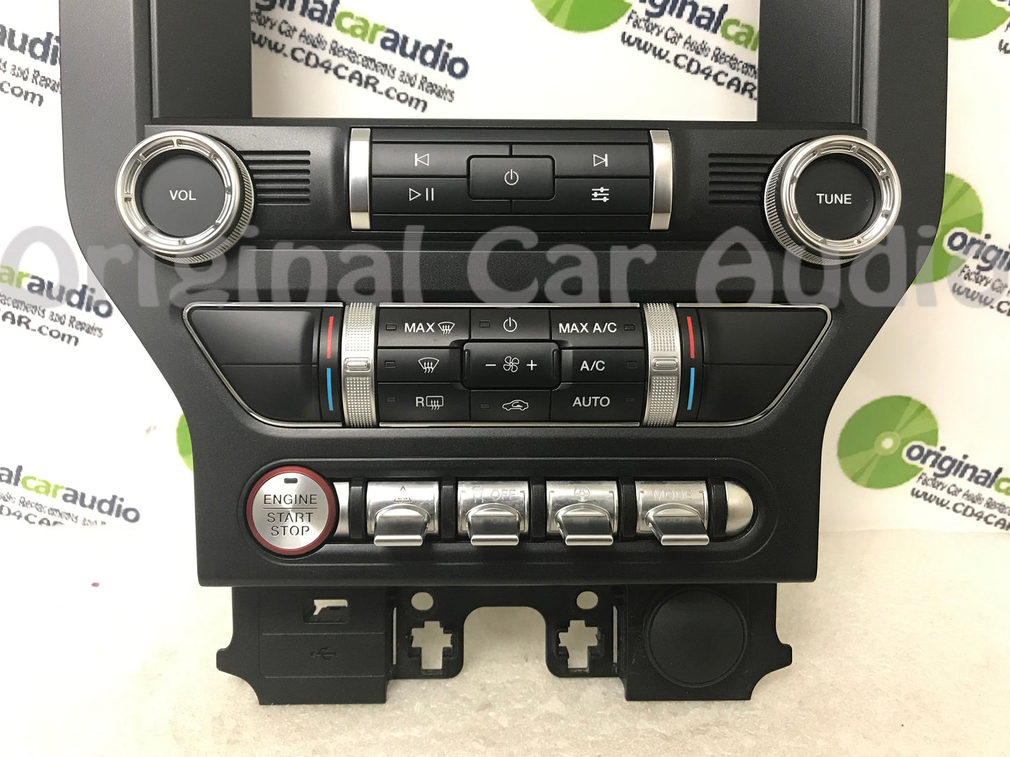 2019  - 2020 Ford Mustang OEM 8" Radio Touch Screen Display Dual Zone Climate Control Panel BEZEL ONLY