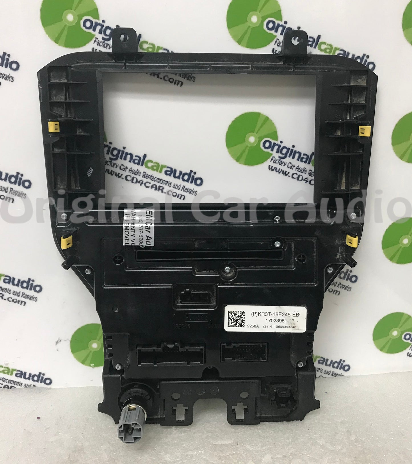 2019  - 2020 Ford Mustang OEM 8" Radio Touch Screen Display Dual Zone Climate Control Panel BEZEL ONLY