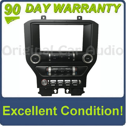 2019  - 2020 Ford Mustang OEM 8" Radio Touch Screen Display Dual Zone Climate Control Panel BEZEL ONLY