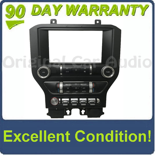 2019  - 2020 Ford Mustang OEM 8" Radio Touch Screen Display Dual Zone Climate Control Panel BEZEL ONLY