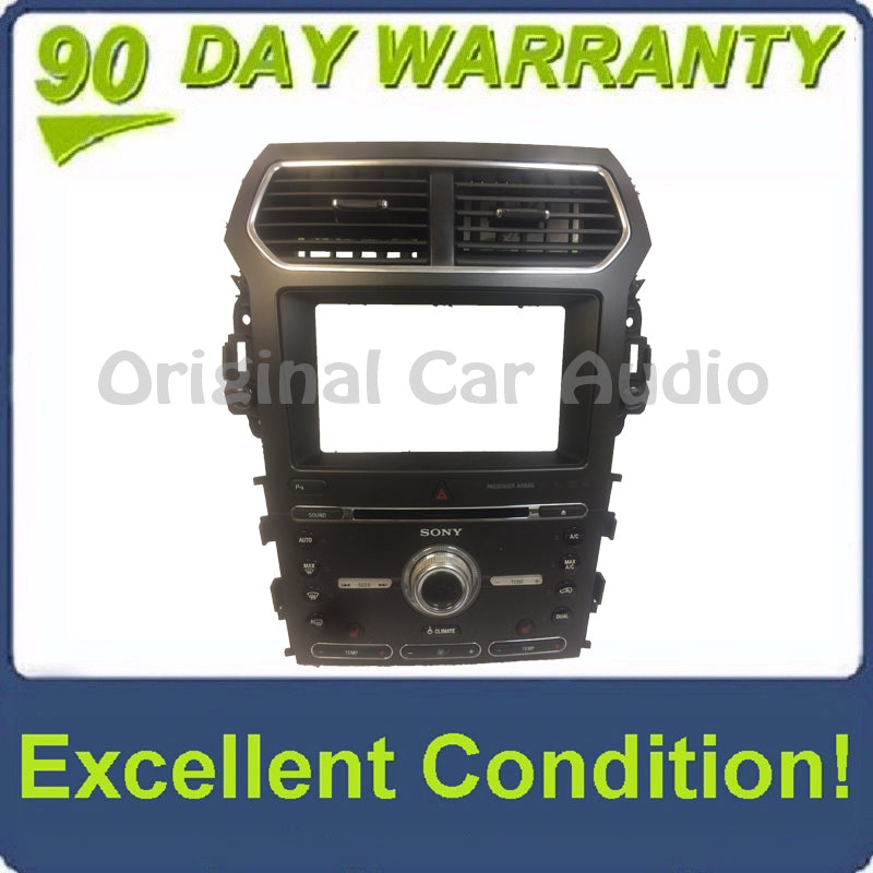 2016 - 2017 Ford Explorer Sony Premium Sound Radio Climate Control Panel OEM BEZEL ONLY