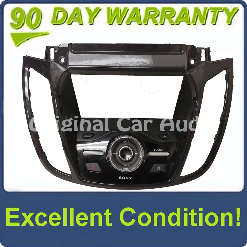 2013 - 2016 Ford Escape Radio Control Panel 8" Display Sony Audio System Bezel