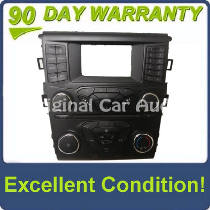 2017 - 2020 Ford Fusion OEM 4" Touch Screen Radio Control Climate Control w/Heated Seat Options Bezel ONLY