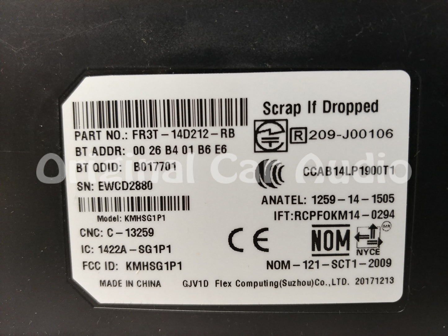 2017 - 2019 Ford Explorer Edge Fiesta Transit Connect OEM Voice Recognition Communication Sync Module