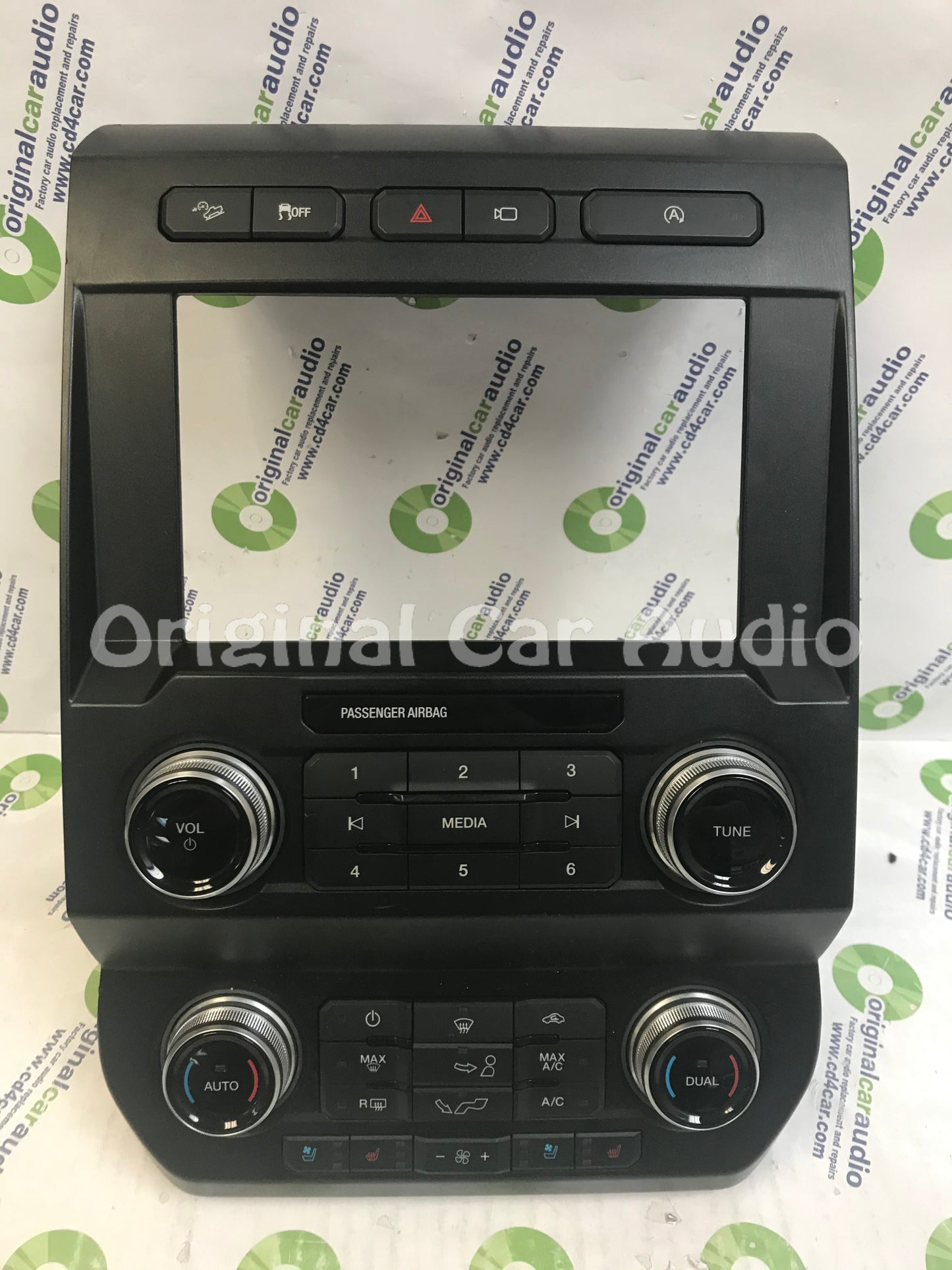 2019- 2020 Ford F-150 OEM Dual Heater AC Temp Radio Heated and Cooled Seat Control Bezel