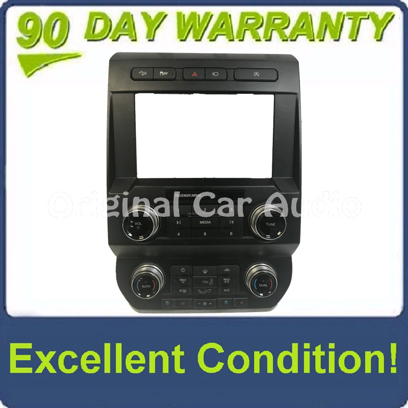 2019- 2020 Ford F-150 OEM Dual Heater AC Temp Radio Heated and Cooled Seat Control Bezel