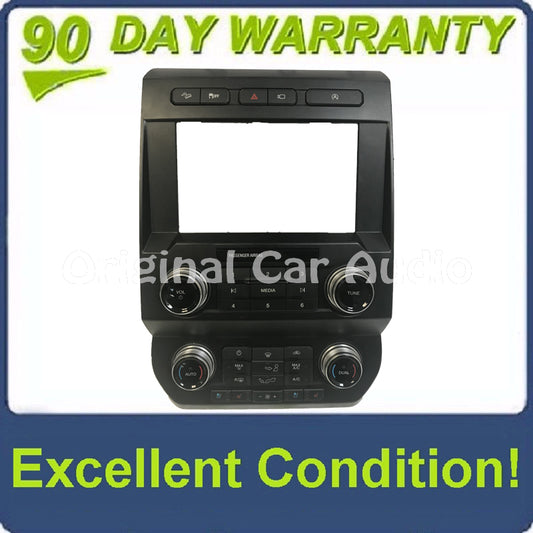 2019- 2020 Ford F-150 OEM Dual Heater AC Temp Radio Heated and Cooled Seat Control Bezel