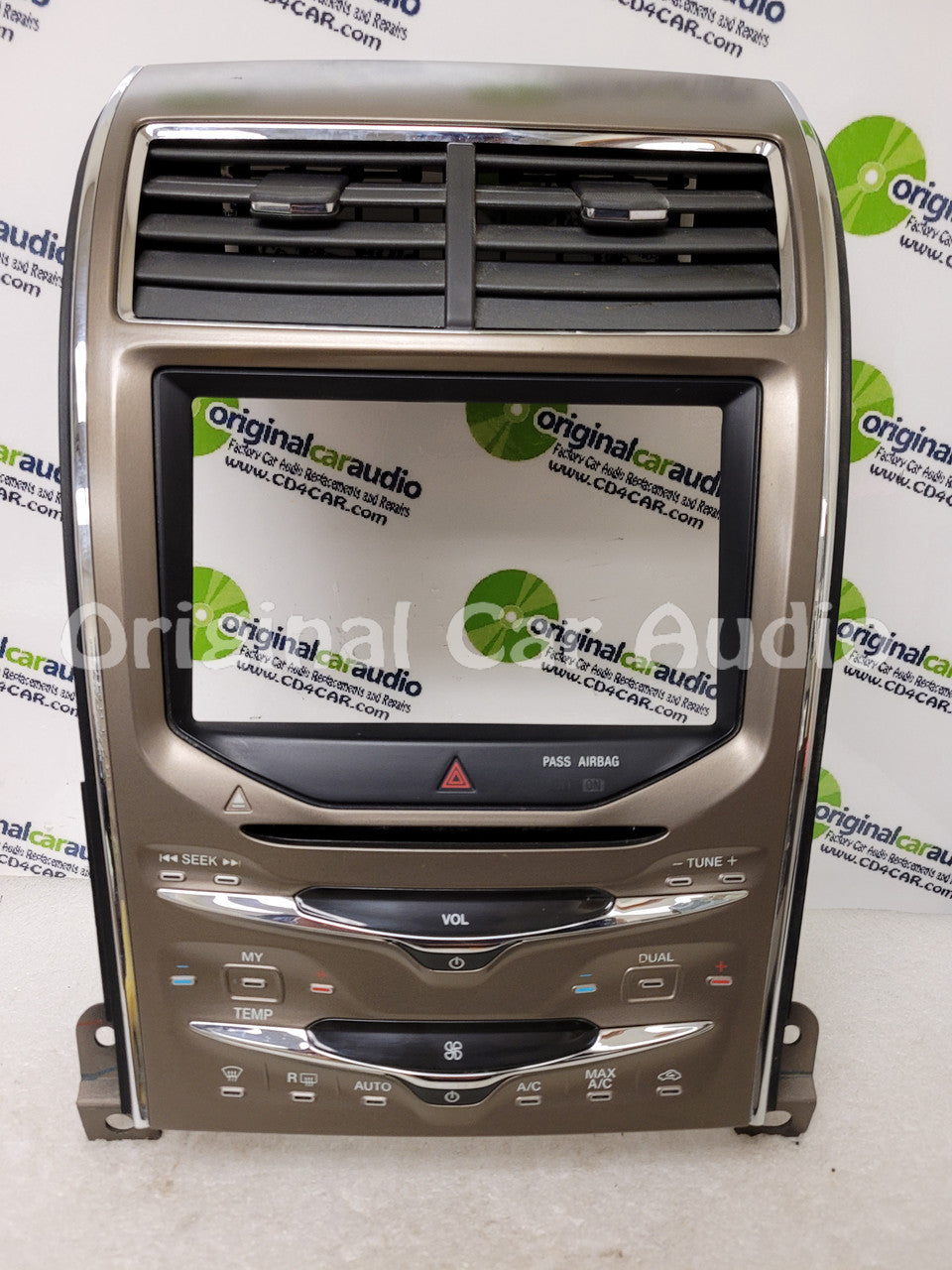 Repair for 2013 - 2016 Lincoln MKS MKT MKX OEM Radio Dual Climate Control Panel Repair Service