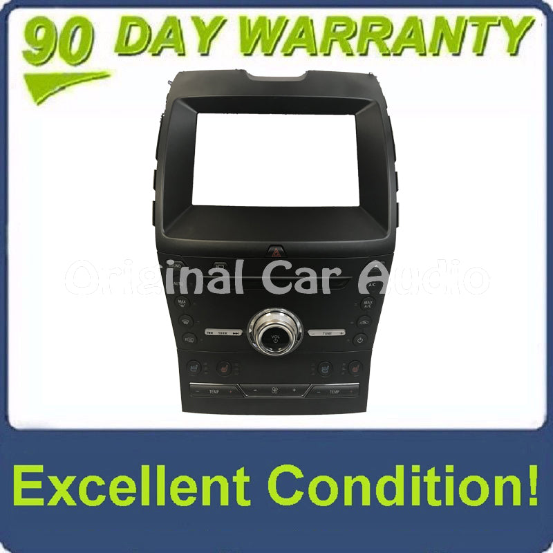 2017 - 2018 Ford Edge OEM Radio Auto AC Climate Control Panel FACEPLATE ONLY