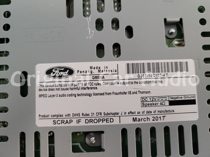 2017 - 2019 Ford Escape OEM AM FM Radio CD Player Receiver ANALOG
