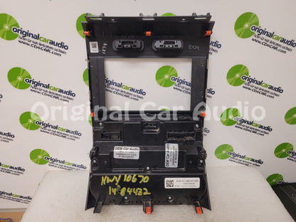 2019 - 2020 Ford F150 OEM 8" Touch Screen Radio Control Climate Control W/O Heated Seats and CD Slot Bezel ONLY