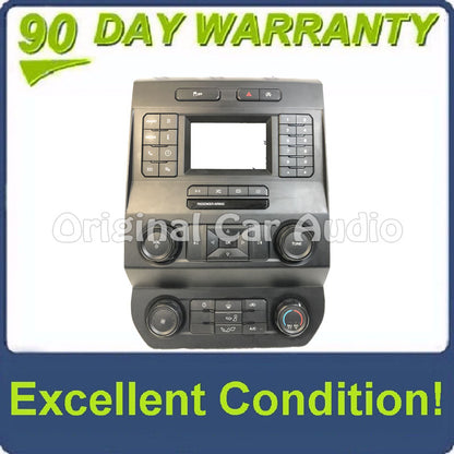 2019 - 2020 Ford F150 OEM 4" Touch Screen Radio Climate Control Bezel ONLY