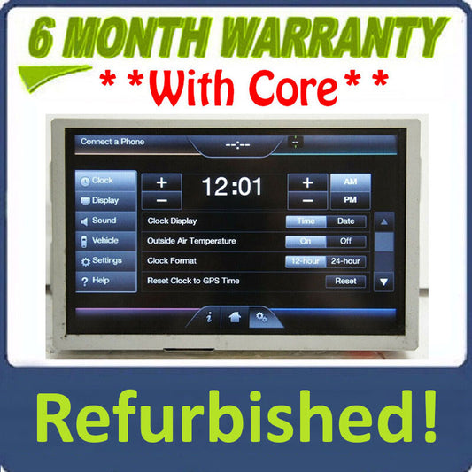 Refurbished 2016 - 2018 Lincoln MKX OEM Factory 8 Inch Radio Media Touch Screen Display