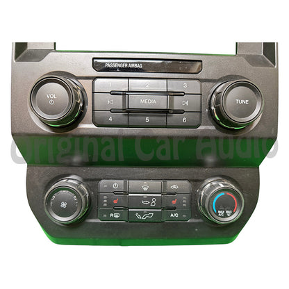 2018 - 2020 Ford F150 OEM FCIM Front Control Interface Module Single Zone Manual Climate Radio Bezel Panel ONLY Heated Seats Rear Defrost
