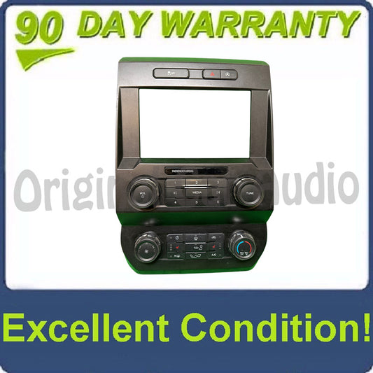 2018 - 2020 Ford F150 OEM FCIM Front Control Interface Module Single Zone Manual Climate Radio Bezel Panel ONLY Heated Seats Rear Defrost