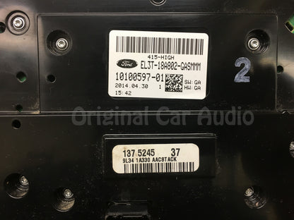 Blemished 2014 - 2015 Ford F150 OEM 8" Touch Screen Display Bezel and Radio Control ONLY GRAY