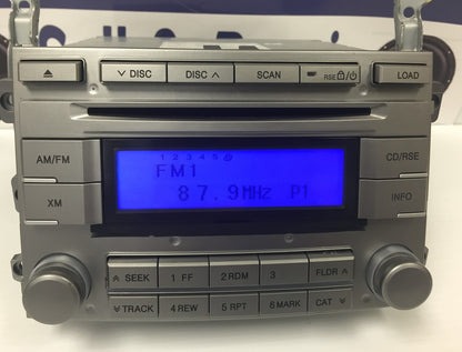 07 - 08  Hyundai Radio Stereo 6 Disc CD Changer MP3 XM Satellite