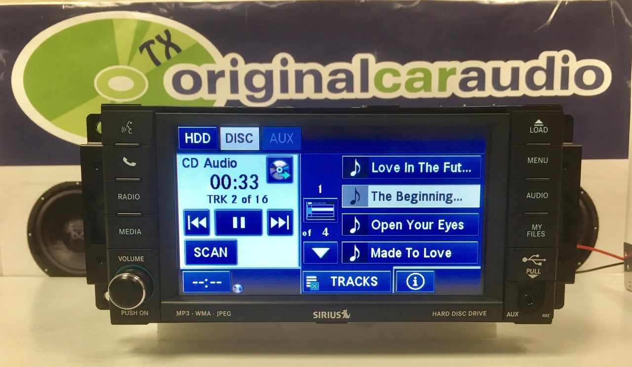 Refurbished 2007 - 2013 Chrysler Jeep Dodge OEM MyGig MP3 AUX CD DVD Player Receiver High-Speed RBZ