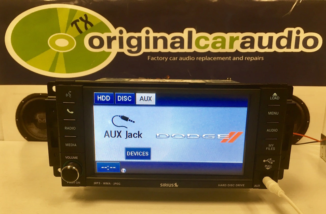 Refurbished 2007 - 2013 Chrysler Jeep Dodge OEM MyGig MP3 AUX CD DVD Player Receiver High-Speed RBZ