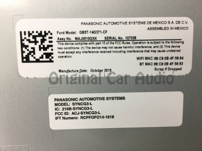2015 - 2018 Ford Lincoln F150 Truck Expedition Mustang OEM Sync 3 Gen 1 Module With Navigation