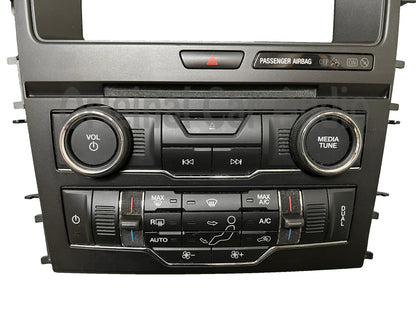 2016 - 2018 Ford Explorer OEM 8" Display Single Zone Climate Control Radio Control Panel BEZEL ONLY