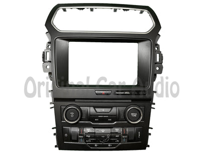 2016 - 2018 Ford Explorer OEM 8" Display Single Zone Climate Control Radio Control Panel BEZEL ONLY