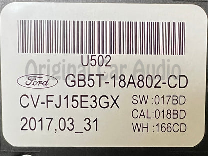 2016 - 2018 Ford Explorer OEM 8" Display Single Zone Climate Control Radio Control Panel BEZEL ONLY